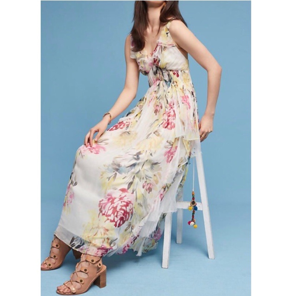 Floral Maxi Dress by Love Sam for Anthropologie